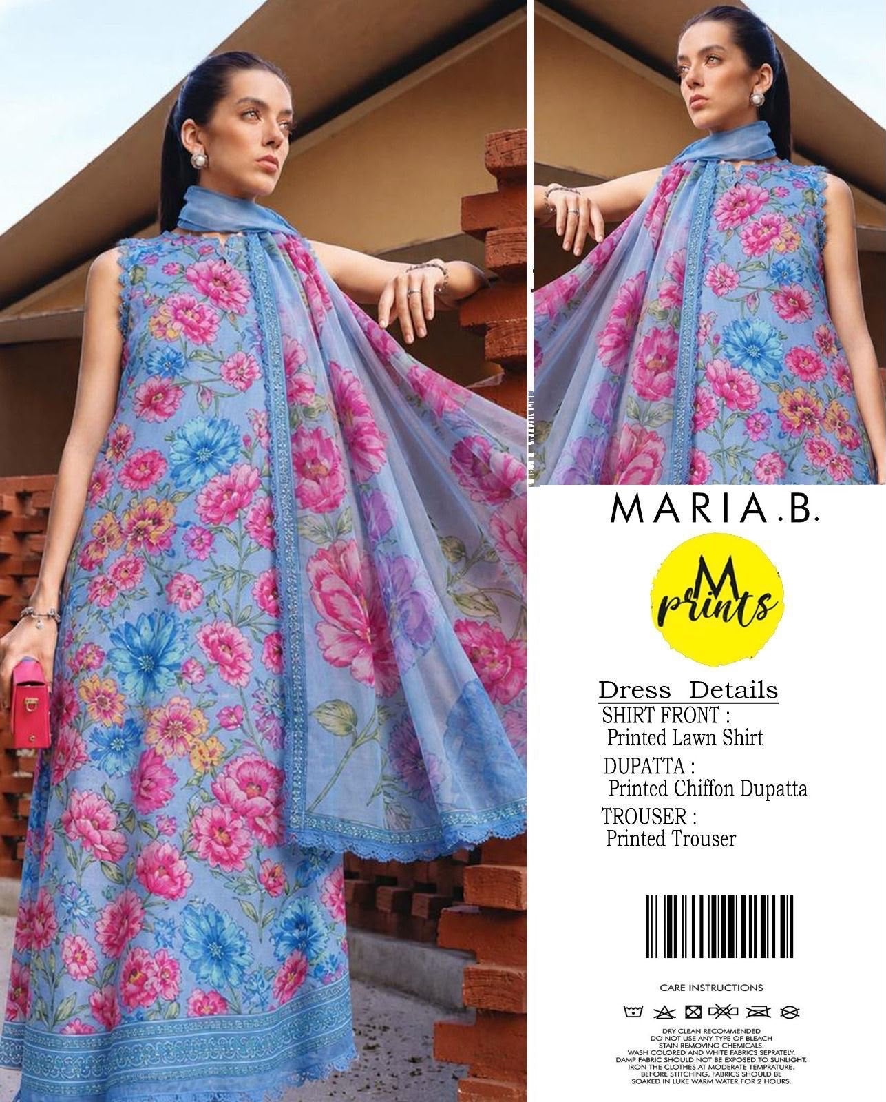 M.B print 3piece Summer Design