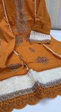 Lawn Embroidered Stitched 2PC